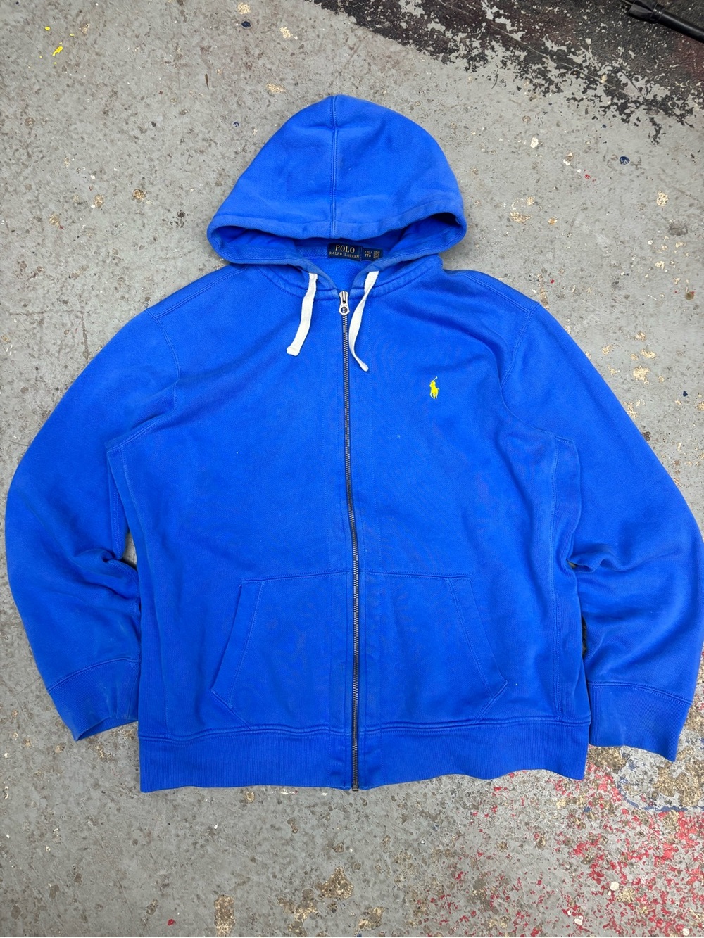 Polo by Ralph Lauren Royal Blue Full-Zip Hoodie Jacket